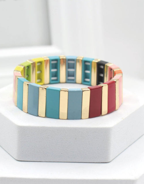 Load image into Gallery viewer, Be Cool Tile Bracelet
