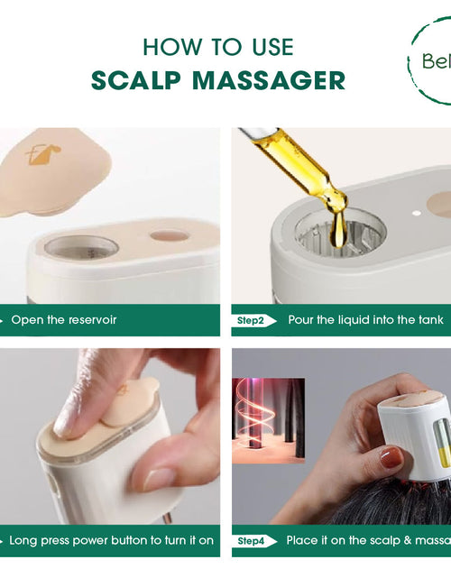 Cargar imagen en el visor de la galería, Electric Oil Applicator and Vibration Scalp Massager 2 in 1.
