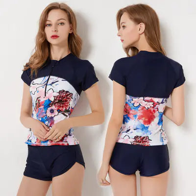 2019 Plus Size Women's Two-Piece Swimwear Set