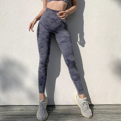 Camouflage Quick-Drying Running Yoga Pants