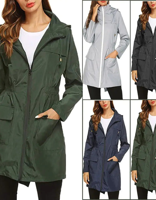 Load image into Gallery viewer, Lightweight Waterproof Hooded Outdoor Jacket
