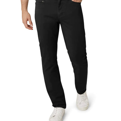 Chaps Mens Pants - Straight Fit 5-Pocket Comfort Stretch Chino Pants for Men - Mens Fashion Straight Leg Cotton Chinos Size 38W x 29L American Black