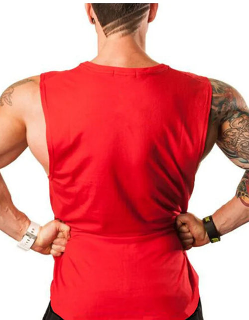 Load image into Gallery viewer, Men&#39;s Summer Cotton Sleeveless Gym Tank Top
