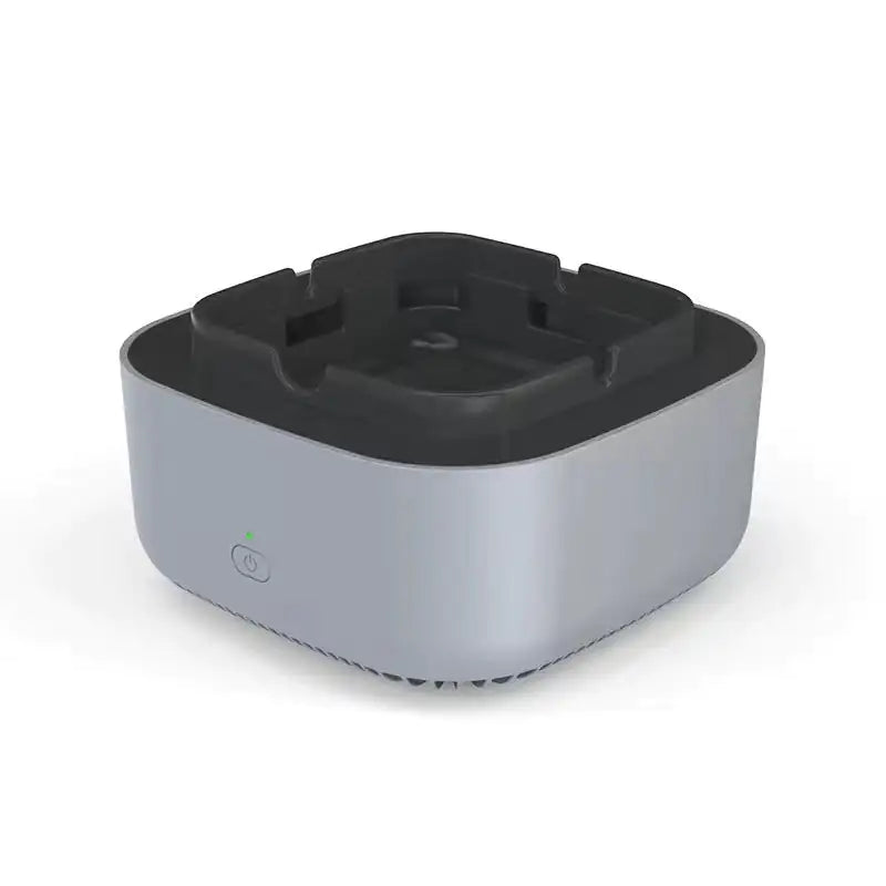 Cenicero con purificación de aire y eliminación de humo, purificación aniónica, práctico purificador automático, cenicero portátil para coche