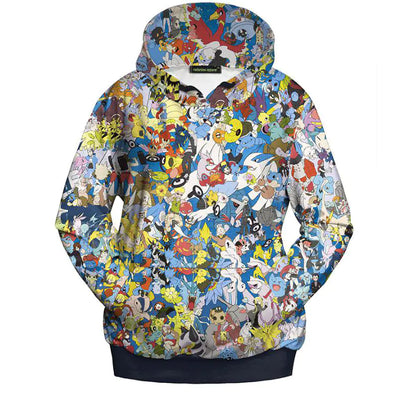 Pikachu Printed Hoodie Jacket