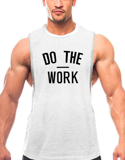 Load image into Gallery viewer, Breathable Casual Polyester Men&#39;s Gym Vest
