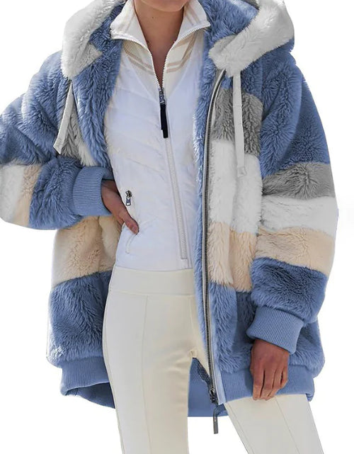 Load image into Gallery viewer, Women's Loose Hooded Jacket
