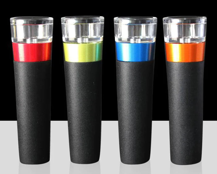 Vacuum Wine Stopper with Aluminum Ring and Silicone