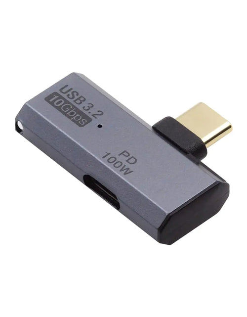 Load image into Gallery viewer, xiwai USB-C Splitter 1 in 2 Out Charger Connector Type-C Female USB3.0 10Gbps Data OTG &amp; 100W PD Power Adapter for Laptop Tablet Phone
