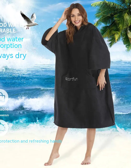 Load image into Gallery viewer, Microfiber Thick Changing Robe for Swimwear
