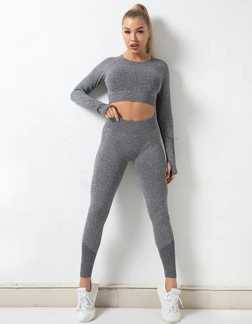 Load image into Gallery viewer, Seamless Breathable Knitted Sports Running Trousers
