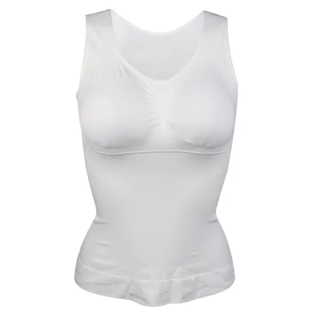 Camiseta de tirantes moldeadora para mujer con relleno