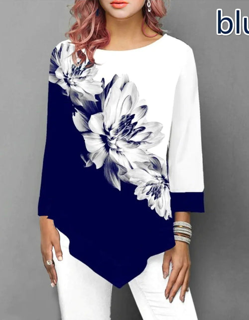 Load image into Gallery viewer, New Digital T-Shirt, 3/4 Sleeve Print Tee
