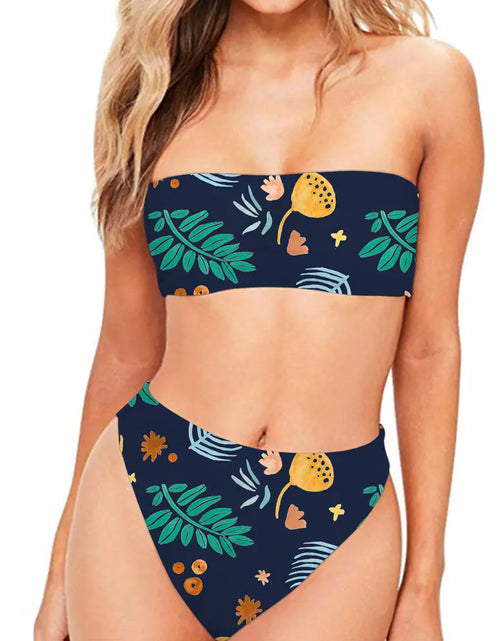 Load image into Gallery viewer, Strapless Two-Piece Sexy Bikini Swimwear
