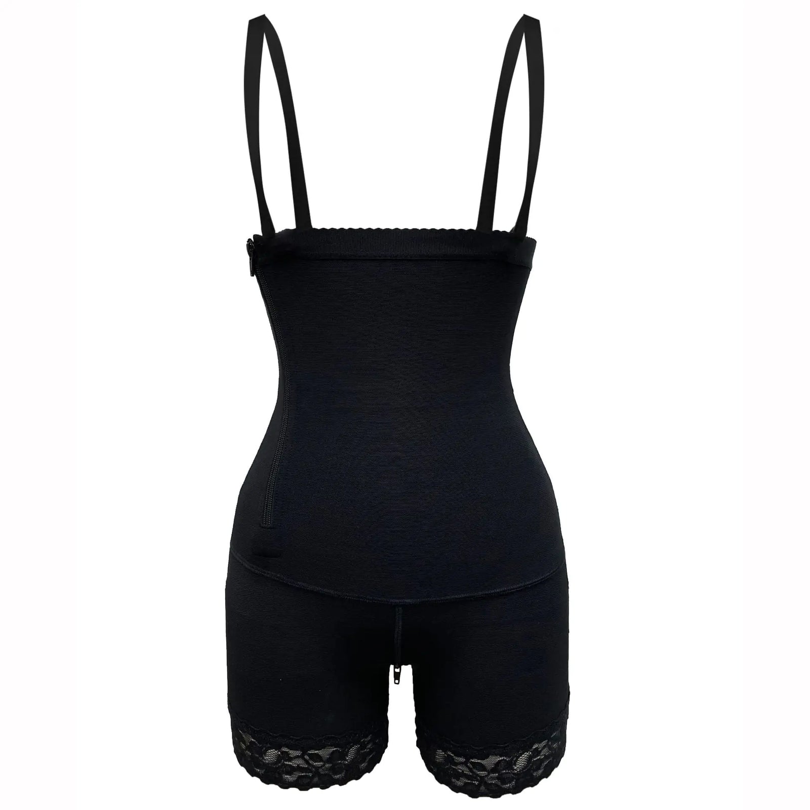 Black Women's One-Piece Belly and Hip Lift Shapewear