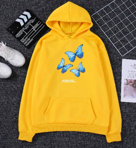 Sudaderas con capucha holgadas de terciopelo plus para hombres y mujeres