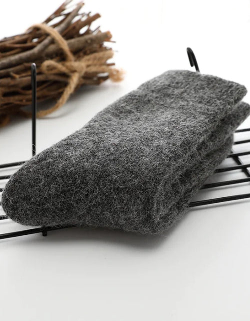 Cargar imagen en el visor de la galería, Calcetines de lana, calcetines de pelo de conejo, calcetines de cachemira polar

