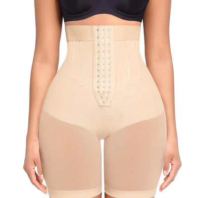FeelinGirl Pantalones Cortos de Faja Control de Barriga Levanta Glúteos Reduce Muslos Piel