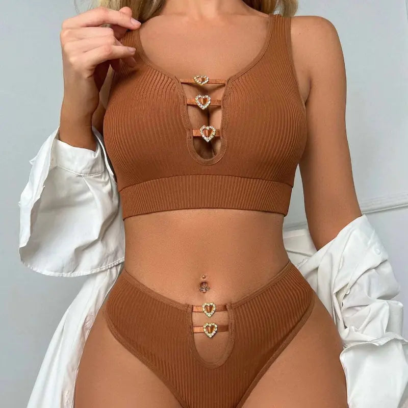 Ensemble de lingerie caraco en dentelle de style européen et américain