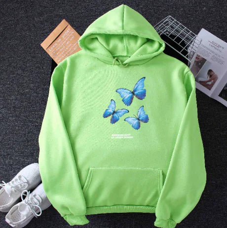 Sudaderas con capucha holgadas de terciopelo plus para hombres y mujeres