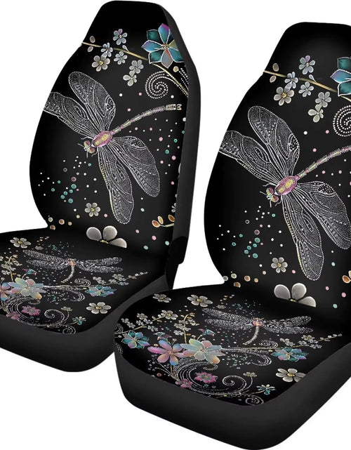 Load image into Gallery viewer, Whosucclay Dragonfly Car Seat Cover for Women Men Universal Car Accessories Fit for Car SUV Sedan Truck Car Interior Decorations

