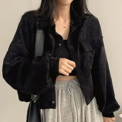Vintage Corduroy Cropped Jacket