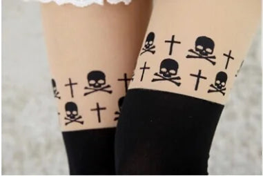Charger l'image dans la visionneuse de galerie, Collants et bas en patchwork imprimé
