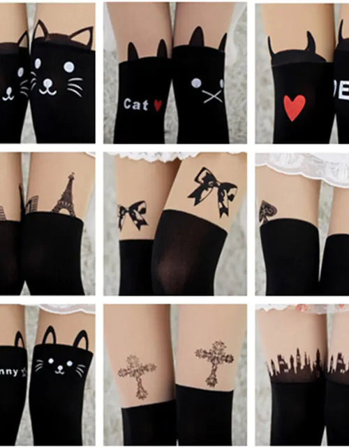 Charger l'image dans la visionneuse de galerie, Collants et bas en patchwork imprimé
