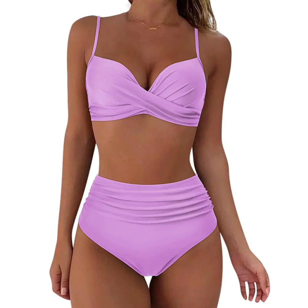 2023 Women's Sexy Cross Back Bikini Swimwear