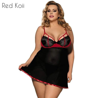 Chemise de nuit en dentelle pour femme - Lingerie sexy