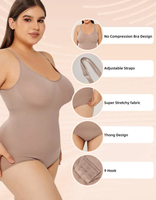 Load image into Gallery viewer, Tummy Control Full Bust Shapewear Bodysuit
