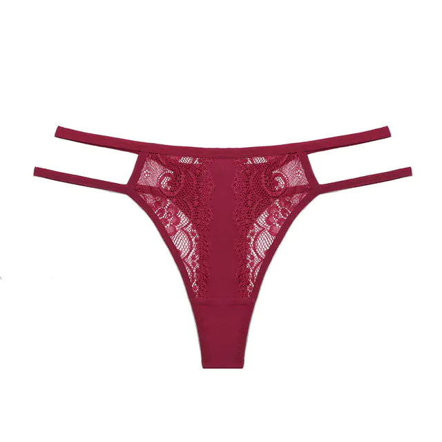 Atractiva y sexy lencería tanga para mujer