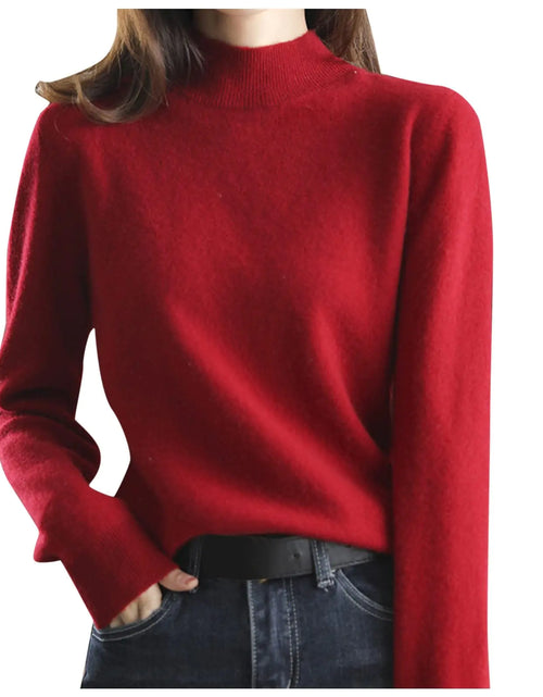 Load image into Gallery viewer, Ofertas Relampago Ross Store Online Payment Methods On My Account Turtle Neck Sweaters for Women Oversized Sweaters for Women Cream Sweater Suéter para Mujer Womens Sweaters
