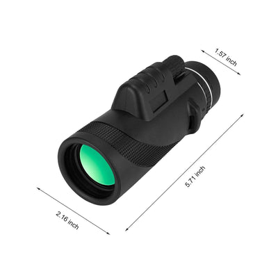 Telescopio de alta definición con soporte universal para teléfono