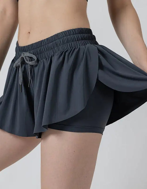 Load image into Gallery viewer, Yoga Running Fitness Tennis Culottes Outfit
