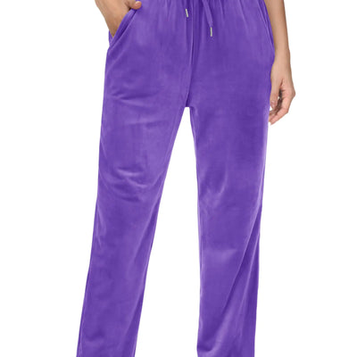 MAGCOMSEN Ladies Running Pants Athletic Pants Open Bottom Velvet Pants Sweat Pants Warm Sweatpants Pants Pajamas Pants Fleece Track Pants Women Light Purple