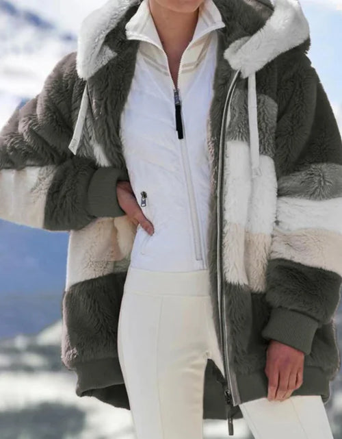 Load image into Gallery viewer, Women's Loose Hooded Jacket
