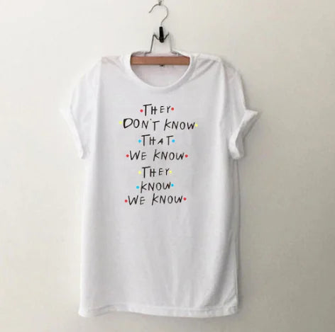 Letter T-Shirt, Short Sleeve Tee