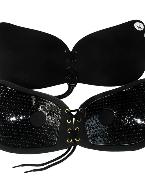 Charger l'image dans la visionneuse de galerie, Soutien-gorge invisible, caches-tétons en silicone, ensemble de lingerie
