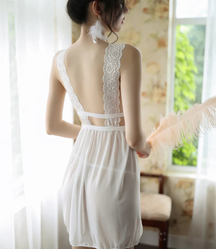 Lingerie Sheer Cami Nightgown for Women