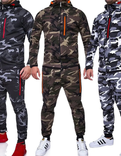 Load image into Gallery viewer, Men&#39;s Outdoor Camouflage Tops for Active Wear

