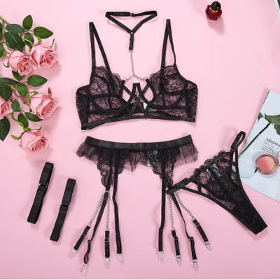 Lingerie Sublime - Romantique et Séduisante (Un Ensemble)