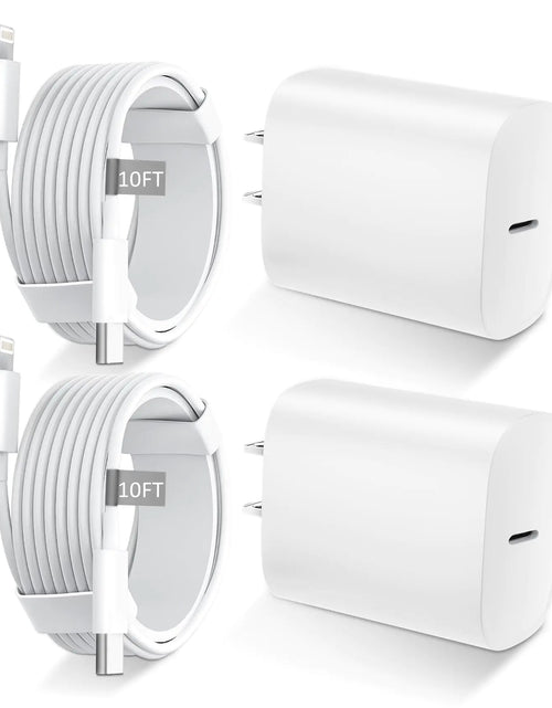 Cargar imagen en el visor de la galería, Cargador rápido para iPhone 14 13 12 11, Cable Lightning de carga rápida de 3 metros con bloque de cargador USB C de 20 W para iPhone 14/14 Pro Max/13/13 Pro Max/12/12 Pro Max/11/11Pro/XS/Max/XR/X, iPad

