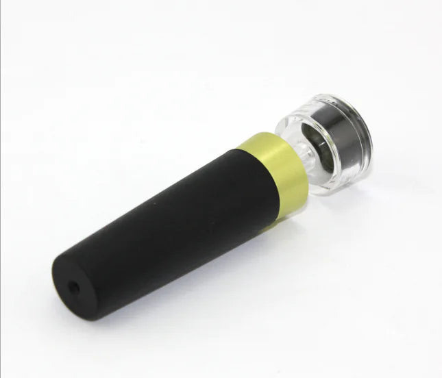 Vacuum Wine Stopper with Aluminum Ring and Silicone