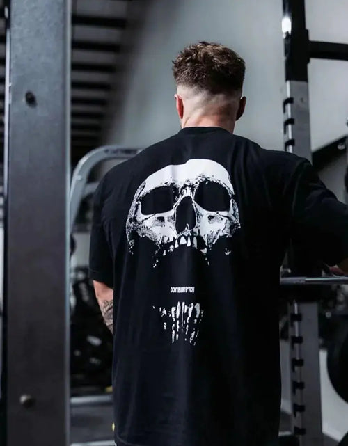 Load image into Gallery viewer, 2024 Men&#39;s Oversized Cotton Gym Fitness T-shirt
