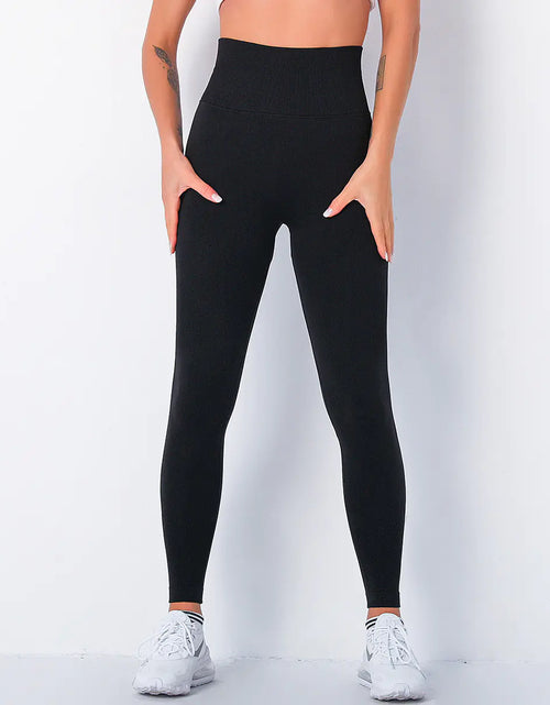 Load image into Gallery viewer, Peach Hip Shaping Running Sports Leggings
