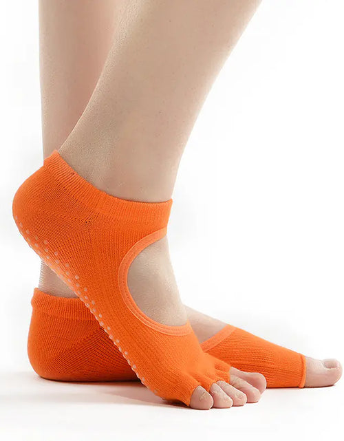 Load image into Gallery viewer, Toe Yoga Socks, Non-Slip Floor Socks
