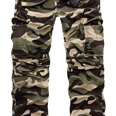 AOYOG Thicken Mens Winter Fleece Lined Cargo Pant Windproof Outdoor Work Pants