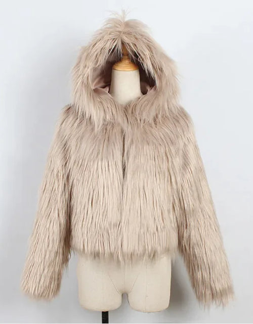 Load image into Gallery viewer, Wool &amp; Faux Fur Jacket
