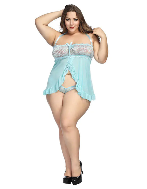 Load image into Gallery viewer, Plus Size Lace Lingerie Sleepwear for Women (Wholesale)
